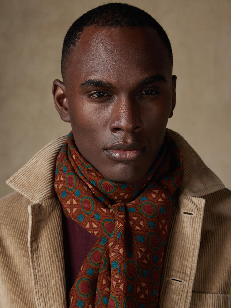 Écharpe Keith à motifs géométriques Écharpes