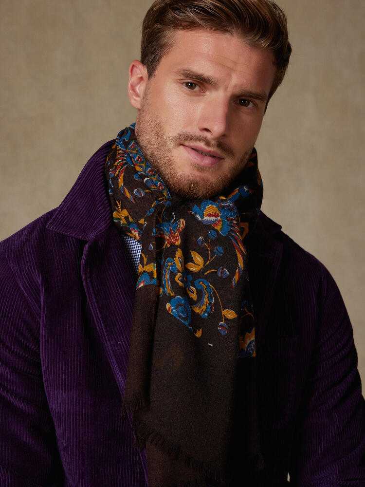 Écharpe Marshall à motifs automnales Écharpes