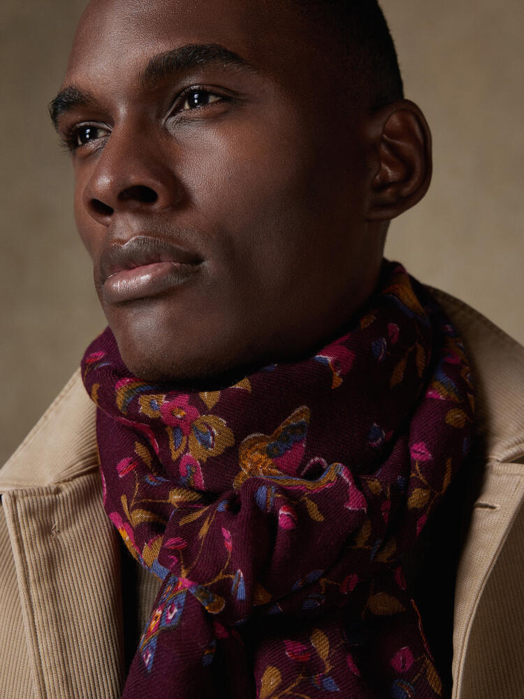 Écharpe Marshall à motifs floral Écharpes