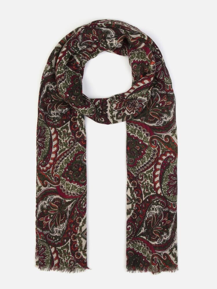 Echarpe Edimbourg bordeaux Outlet