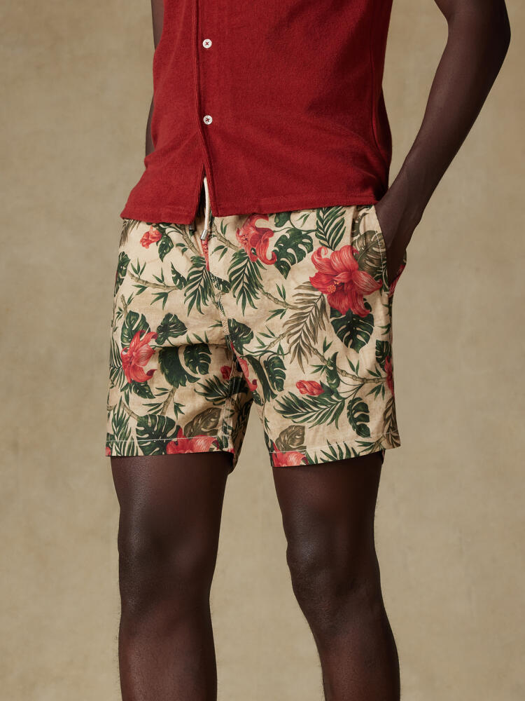 Maillot de bain jungle ivoire Outlet