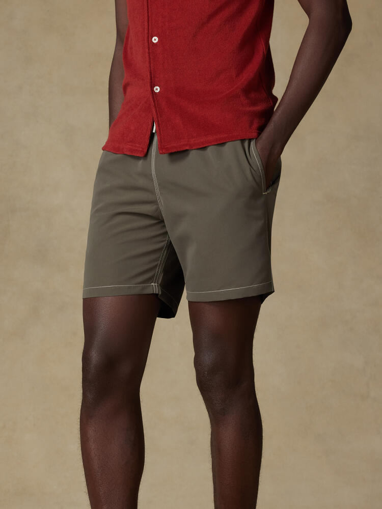 Maillot de bain Surf kaki Outlet