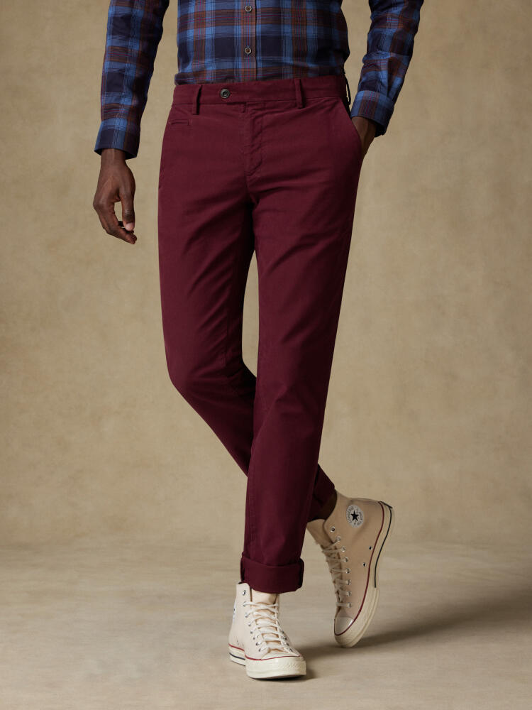 Pantalon Chris bordeaux Pantalons