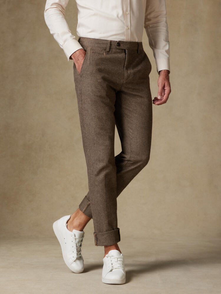 Pantalon Marty marron Pantalons