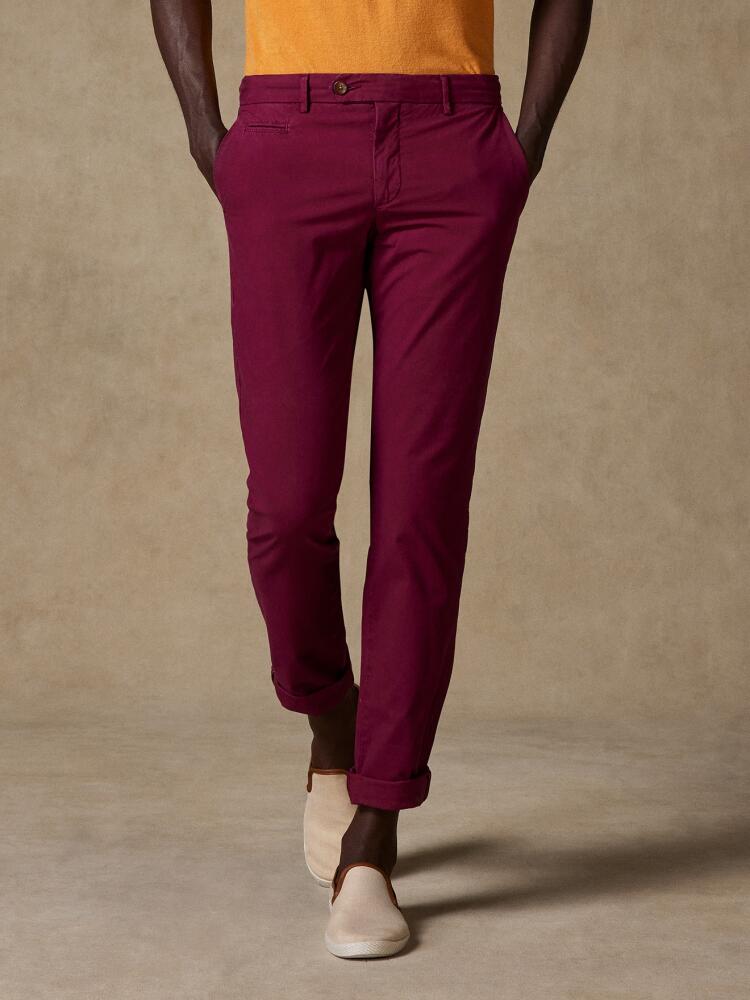 Pantalon chino prune Pantalons