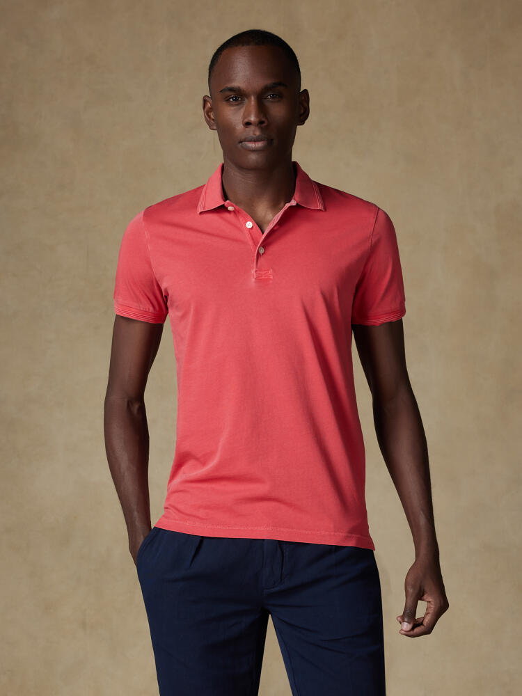 Polo Will en jersey corail Outlet
