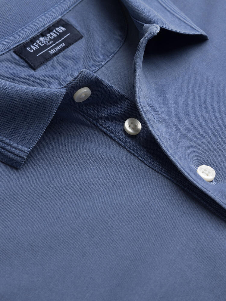Polo Will en jersey cobalt Outlet