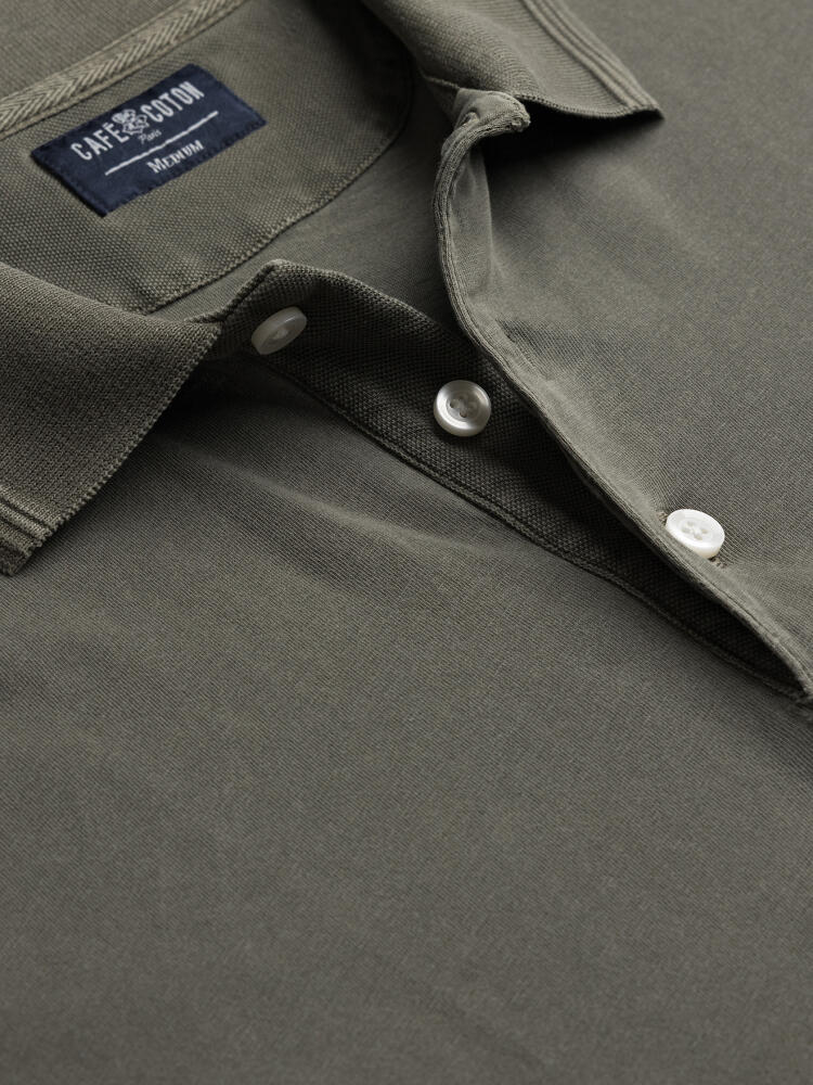 Polo Will en jersey kaki Polos