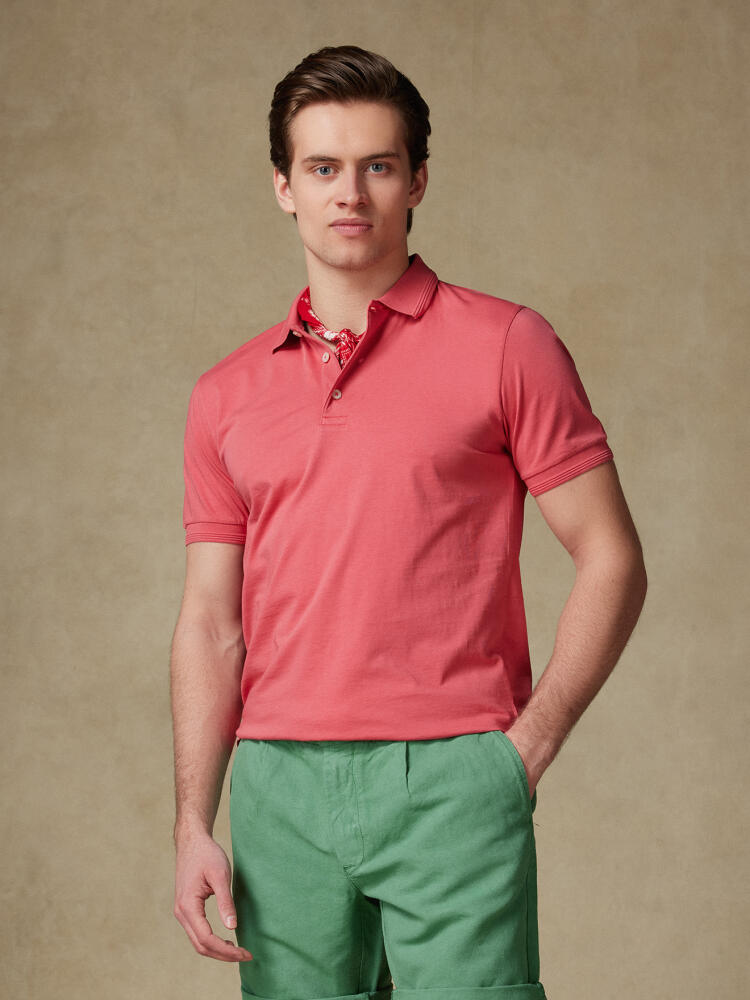 Polo Gareth en jersey grenadine Polos