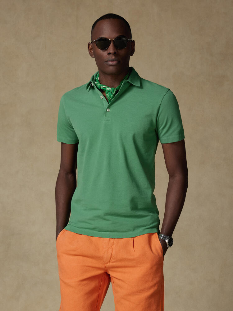 Polo Héritage en piqué leaf Polos