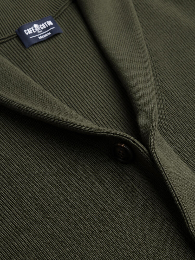 Cardigan Brooklyn kaki Outlet