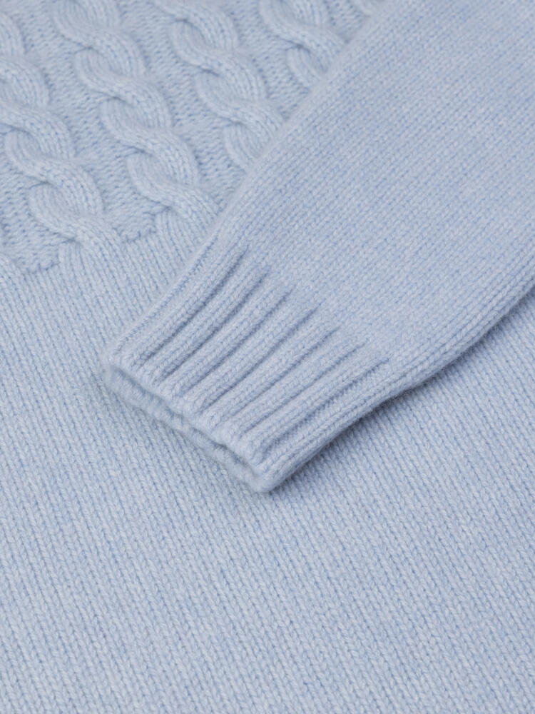 Col roulé Abby ciel Pulls homme