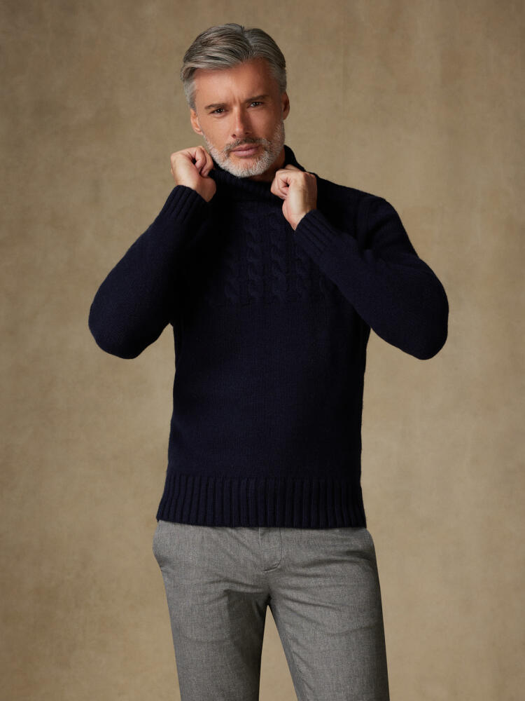 Col roulé Abby marine Pulls homme