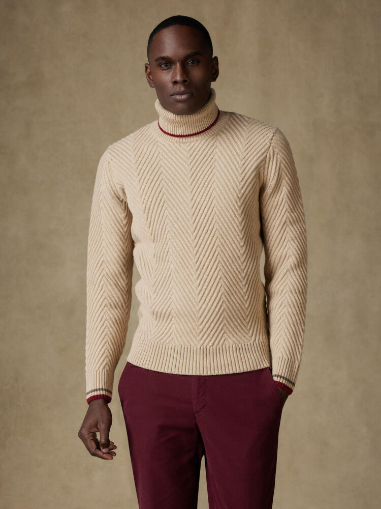 Col roulé Amber naturel Pulls homme