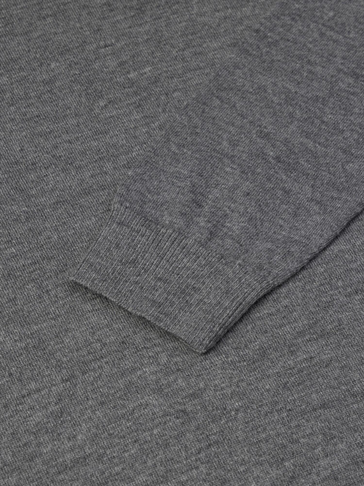 Col roulé Edward en mérinos anthracite Pulls homme