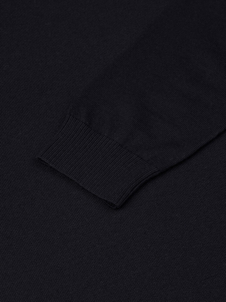 Col roulé Edward en mérinos marine Pulls homme