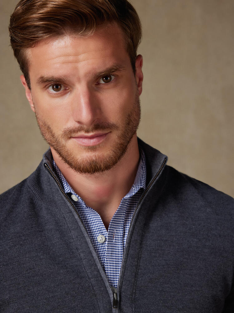 Full zip Clay anthracite Outlet