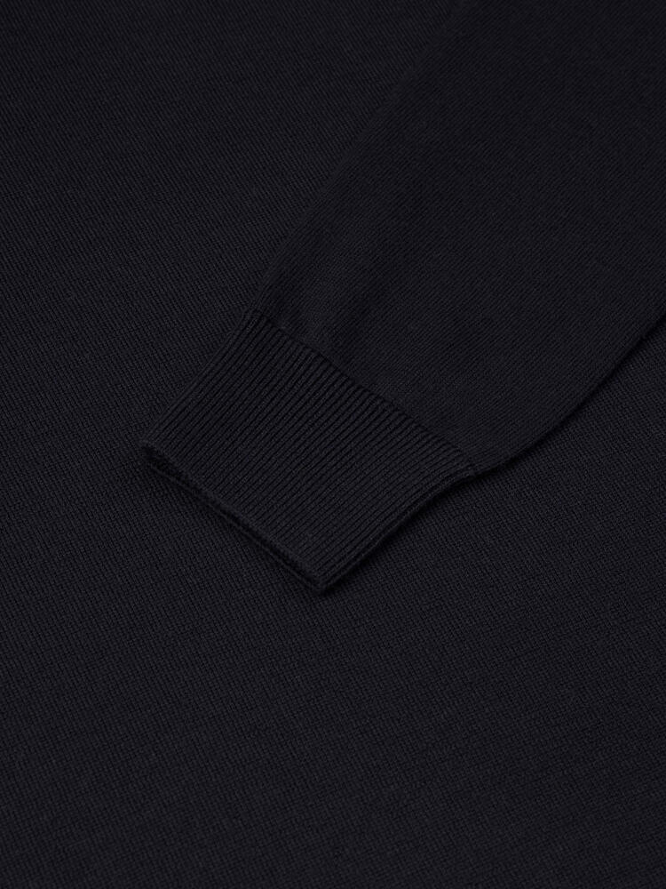 Half Zip Greg en mérinos marine Pulls homme