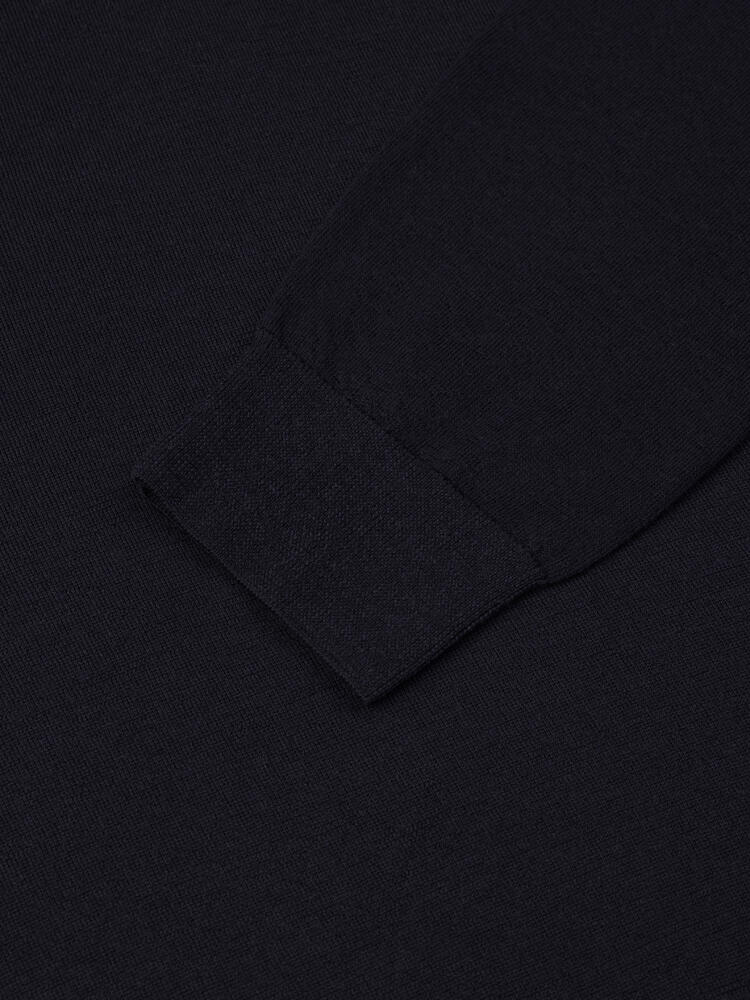 Polo Liam en mérinos marine Outlet