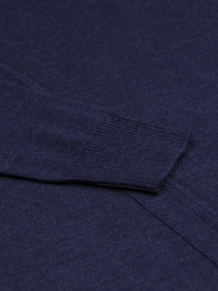 Cardigan zippé Bady en mérinos indigo Pulls homme