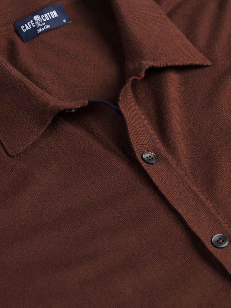 Cardigan Ted chocolat Pulls homme