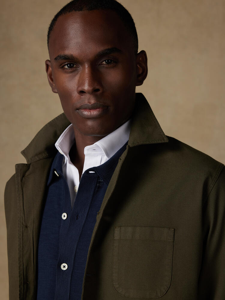 Surchemise Carl kaki Surchemises Homme