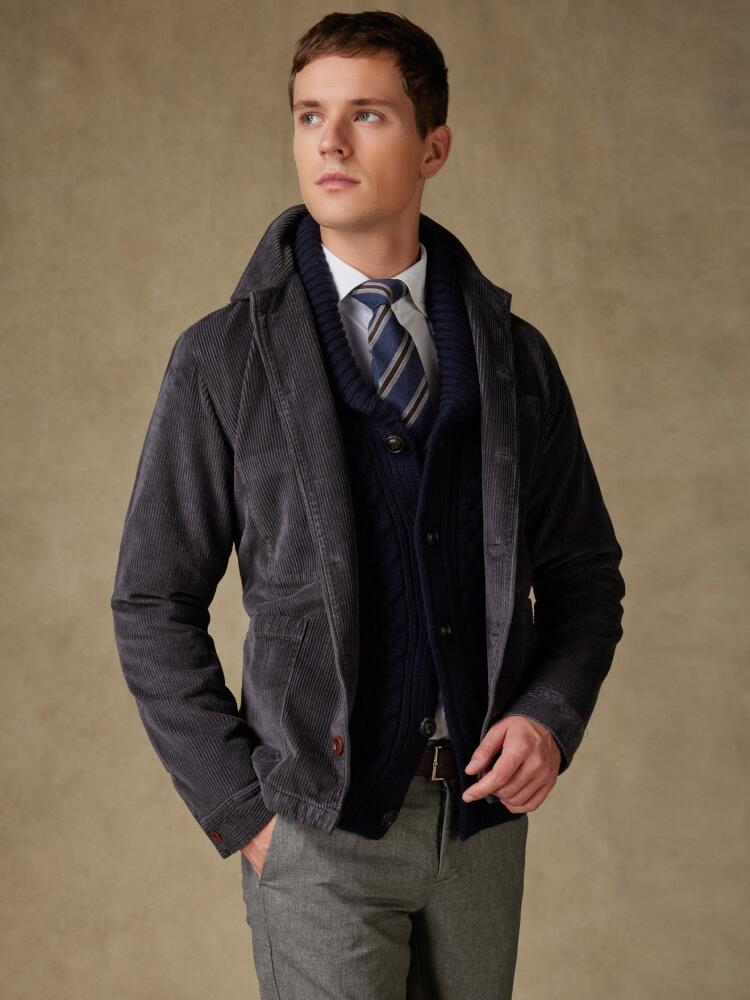 Surchemise en velours carbone Surchemises Homme