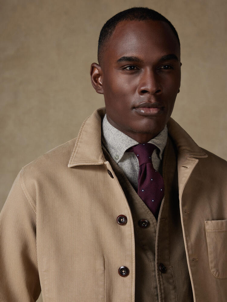 Surchemise Hugo beige Outlet